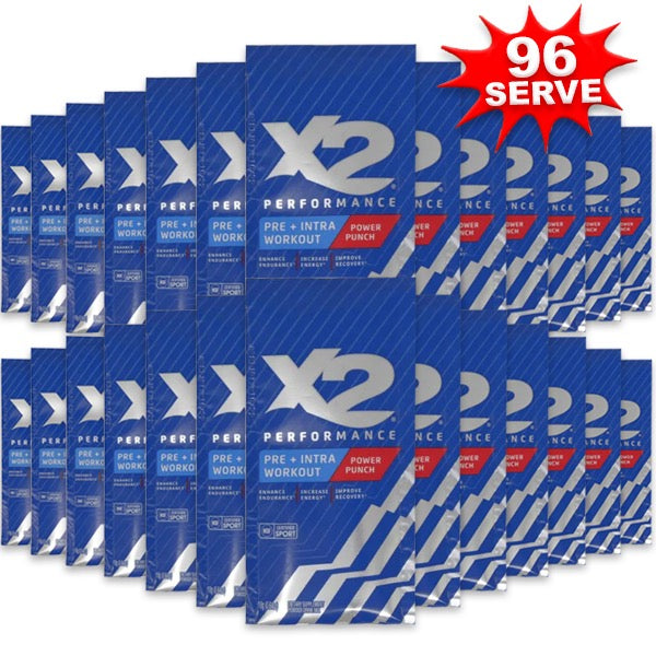 Image of X2 Performance Pre + Intra Workout Powder Singles 96pk