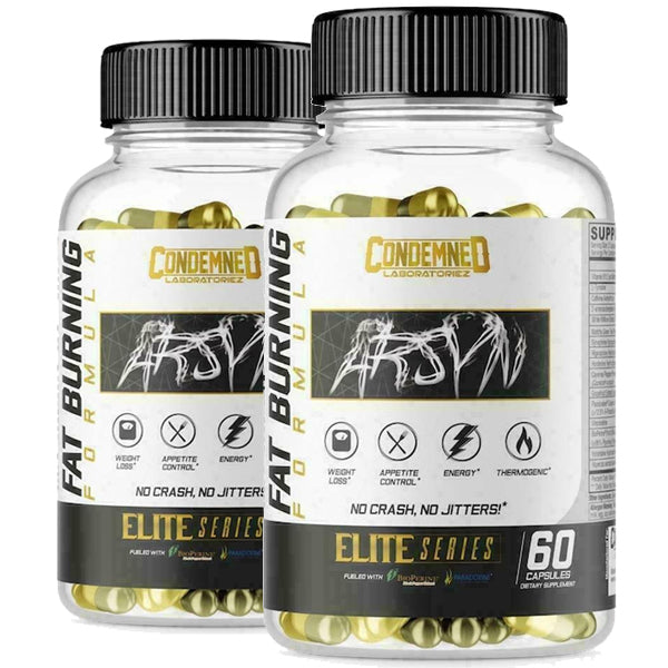 Image of 2 x 60 Capsules Condemned Labz Arsyn Fat Burner