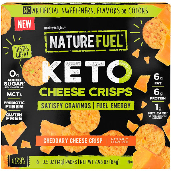 Image of Nature's Fuel Keto Cheese Crisps 6pk
