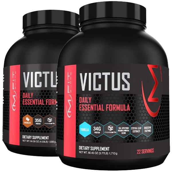 Image of 2 x 4lbs MFit Supps Victus Meal Replacement Protein