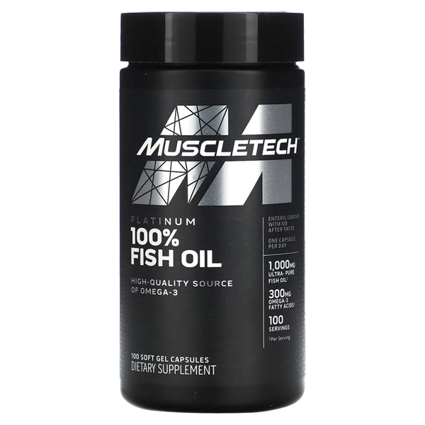 Image of MuscleTech Platinum 100% Fish Oil Softgels