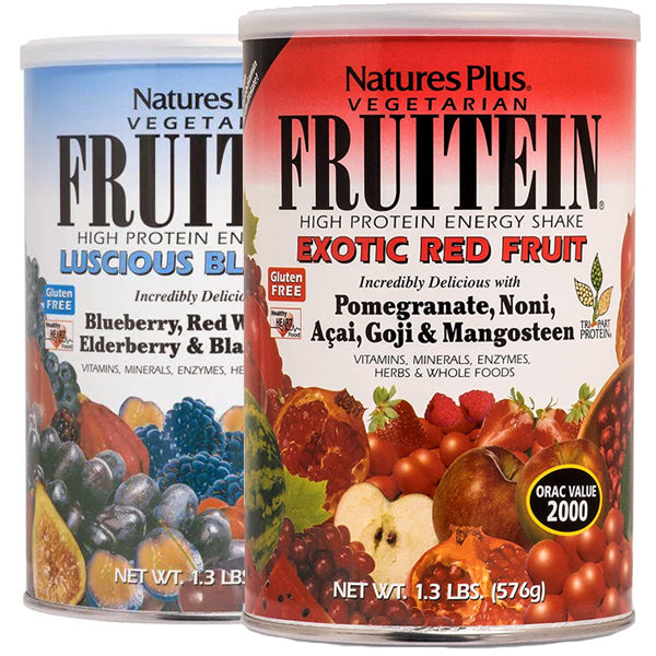 Image of 2 x 1.2lbs Natures Plus Fruitein High Protein Shake