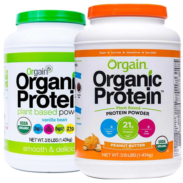 Image of 2 x 3.15lbs Orgain Organic Protein Plant Based Protein Powder