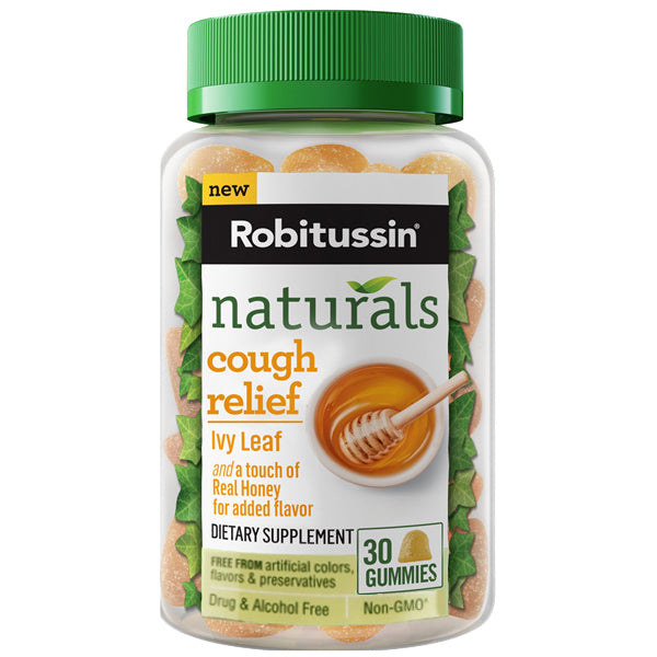 Image of Robitussin Naturals Cough Relief & Immune Health Gummies