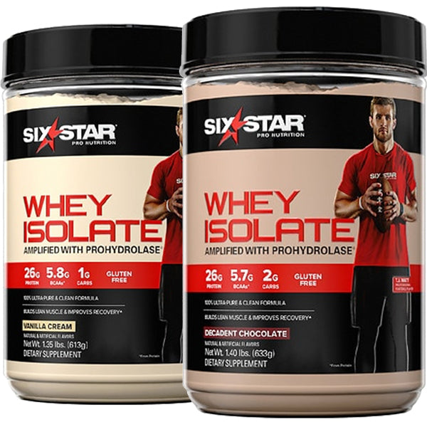Image of 2 x 1.4lbs Six Star Whey Isolate Amplified with Prohydrolase