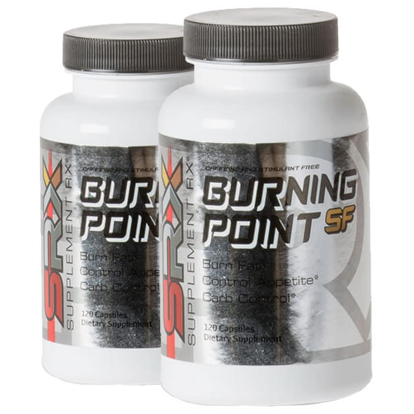 Image of 2 x 120 Capsules SRX Burning Point Stim Free