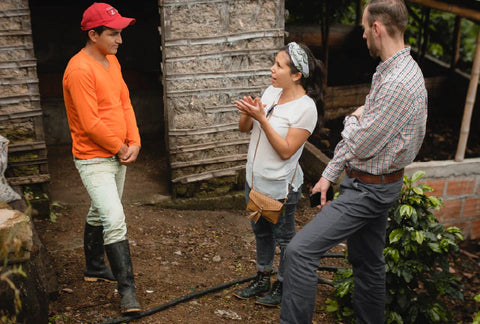 Dapper & Wise talk with a Colombian farmer
