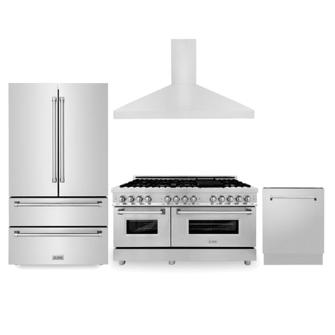 ZLINE 30 Kitchen Package with Stainless Steel Dual Fuel Range and Convertible Vent Range Hood (2KP-RARH30)