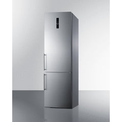 Summit 24" Wide Bottom Freezer Refrigerator With Icemaker - FFBF181ESIM