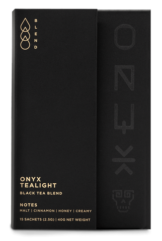 Onyx Tealight: Black Tea Blend, Sachets, Onyx Coffee Lab