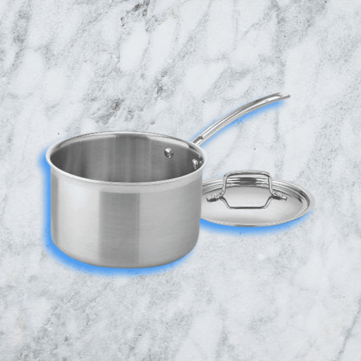 Cuisinart 419-14 Contour Stainless 1-Quart Saucepan with Cover