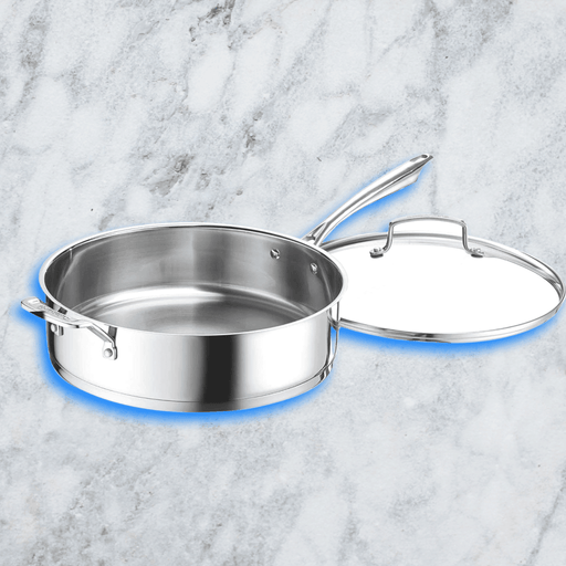 Cuisinart 89193-20 Professional Stainless Saucepan with Cover, 3-Quart, Steel