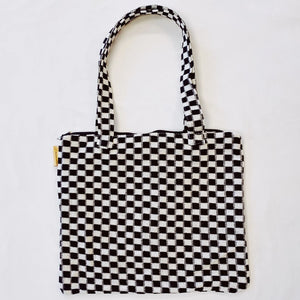 Checkered Tote - SPJ Boutique