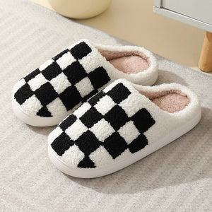 Checkered Slippers - SPJ Boutique