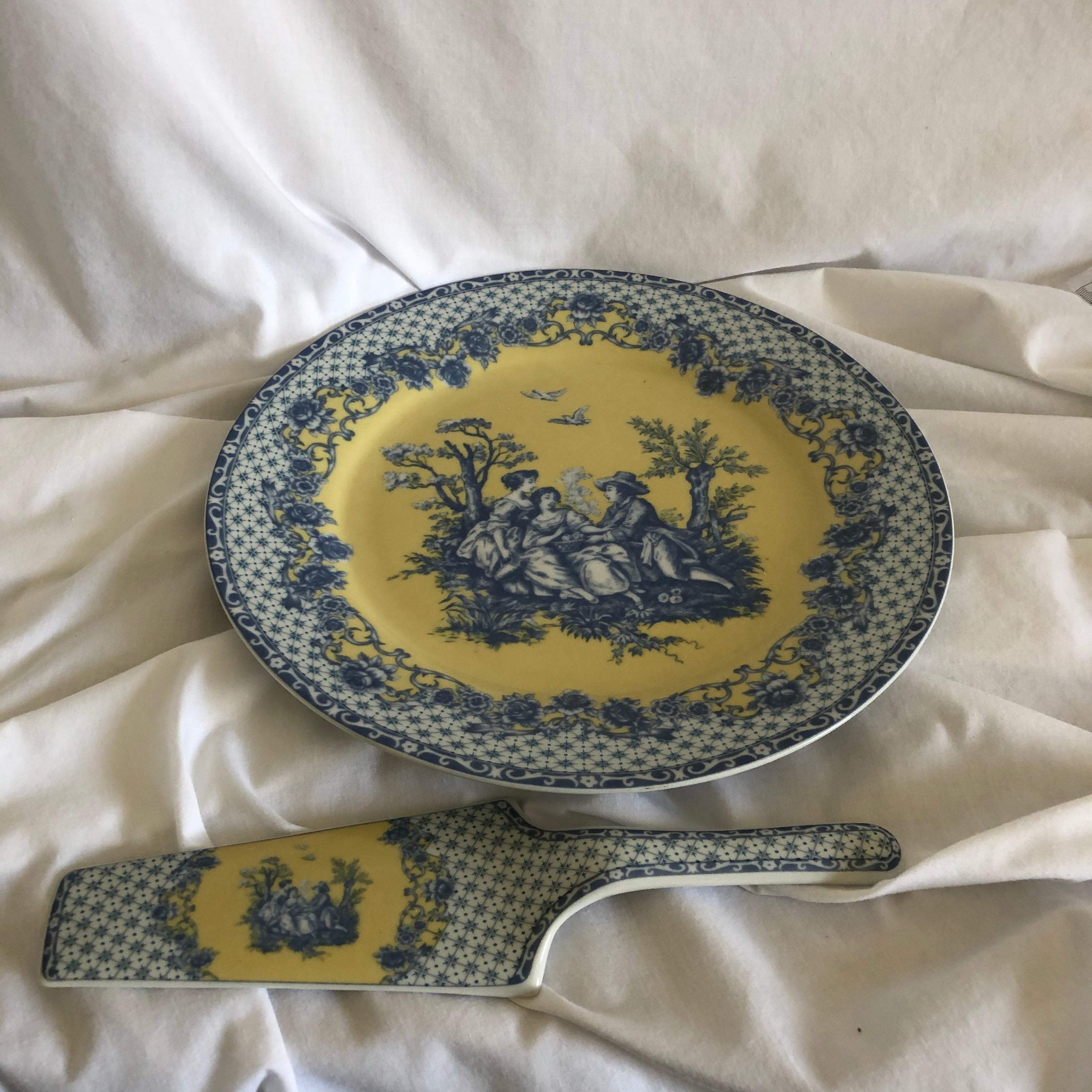 ‘Pie Server and Plate’ By Baum Bros.