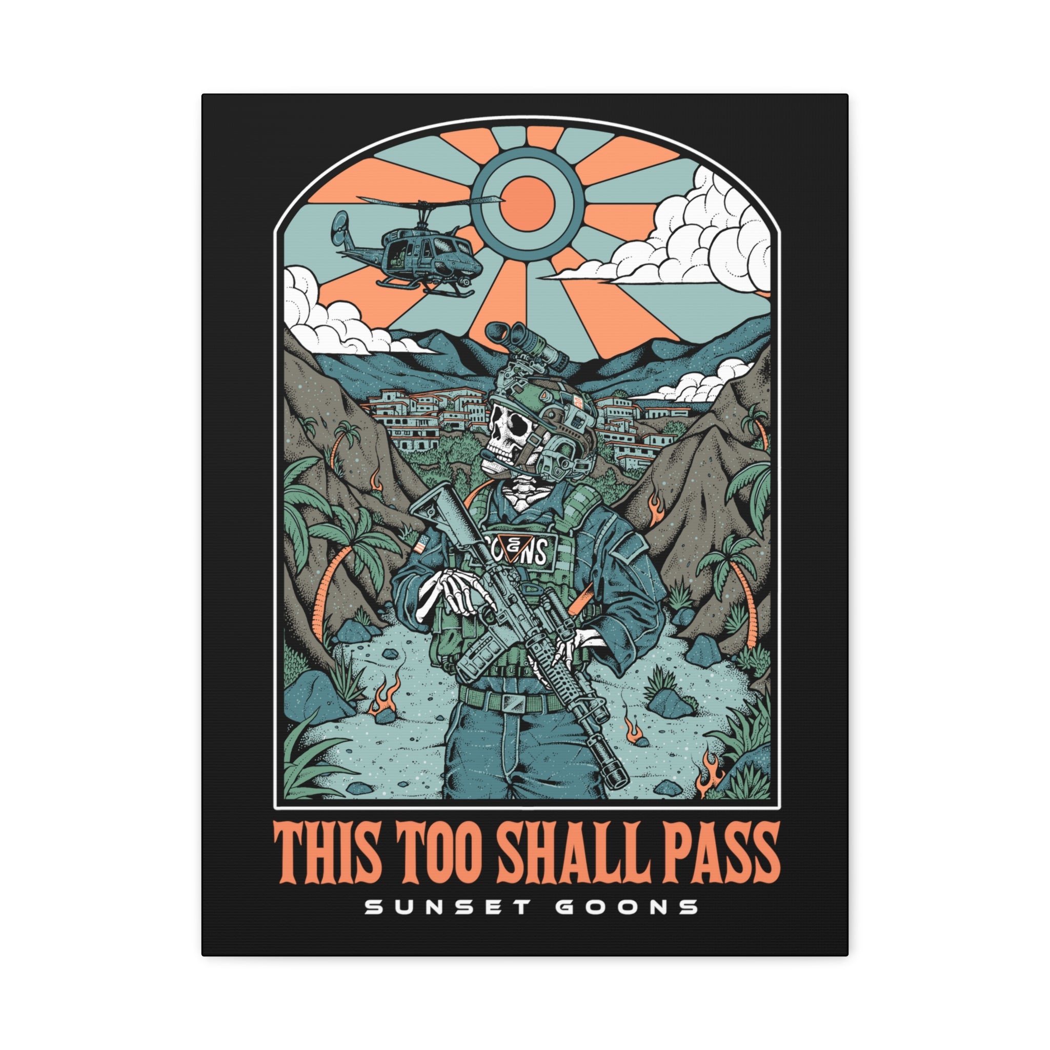 This Too Shall Pass Canvas | Sunset Goons