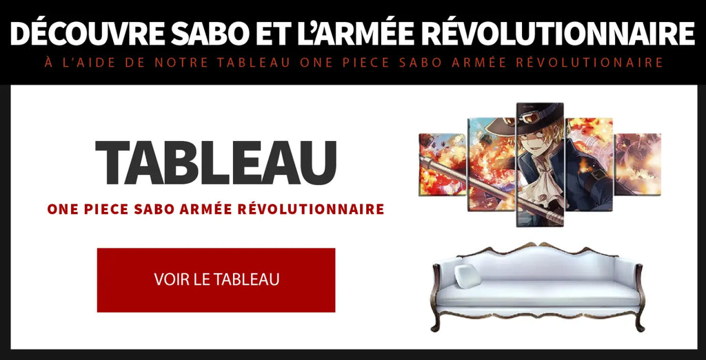 Tableau One Piece Sabo Armée Révolutionnaire