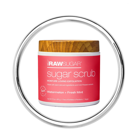 Raw Sugar Moisture Loving Sugar Scrub Watermelon + Fresh Mint