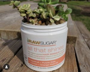 sulfate free body butter used as a planter