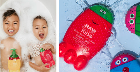 Kids in suds with raw sugar kids 2-in-1 body wash bubble bath