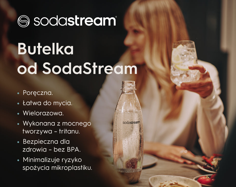 Butelka od SodaStream - infografika.
