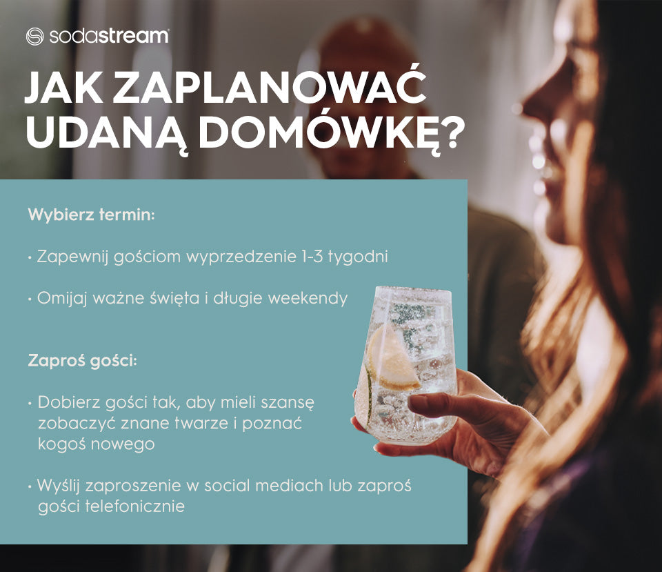 Jak zaplanować udaną domówkę? - infografika