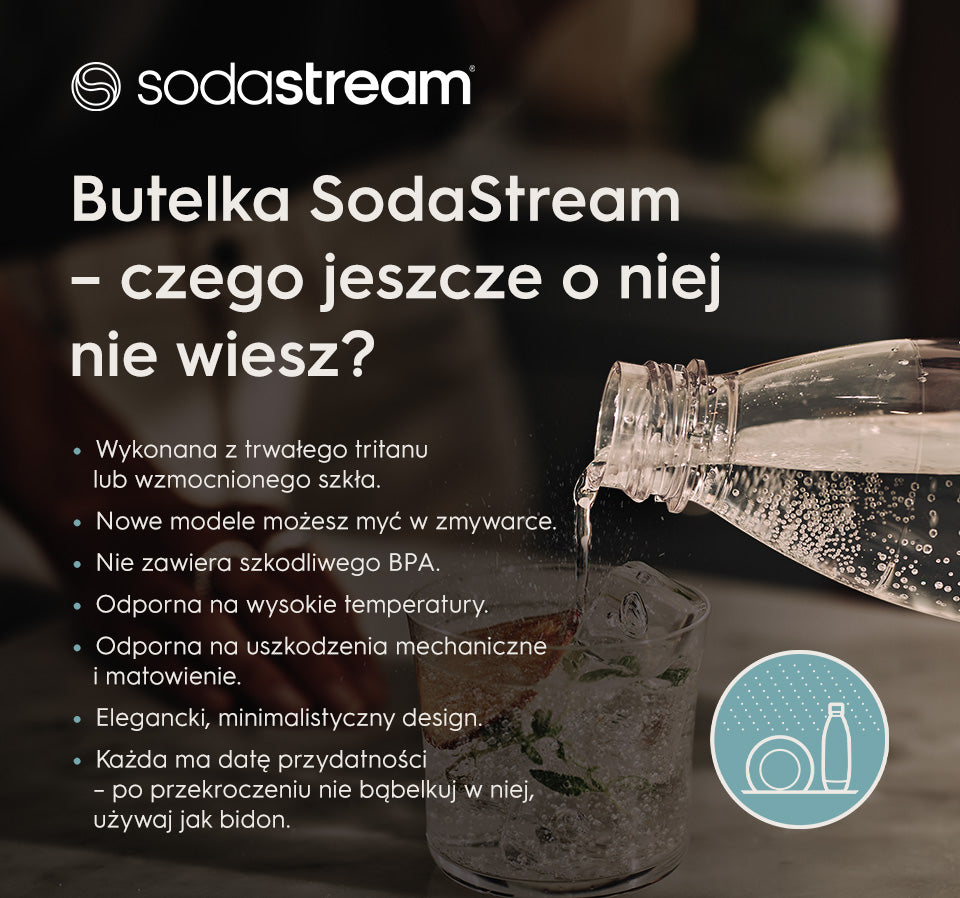 Butelka SodaStream, czego jeszcze o niej nie wiesz? - infografika