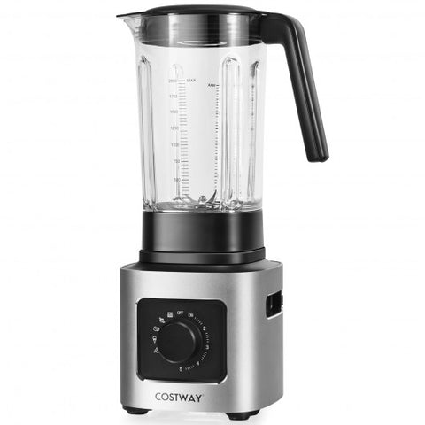 8 Cup Food Processor 500W Variable Speed Blender Chopper with 3 Blades -  Costway