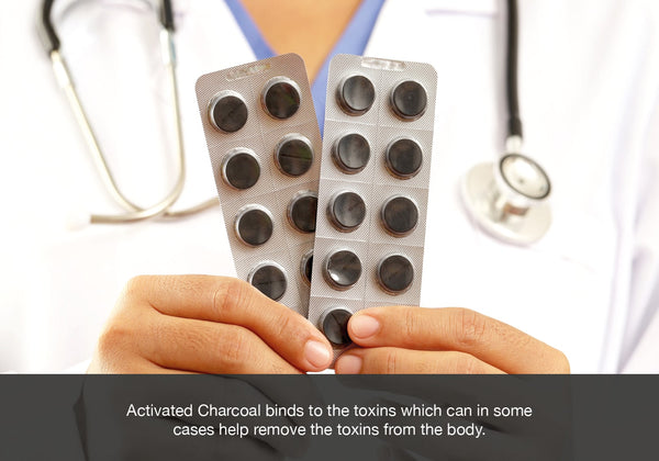 Activated Charcoal can be used in an emergency as it has been shown to bind to toxins which in some cases can help remove toxins from the dogs body.