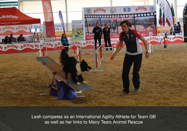 Leah Gardner Agility Competitor and involved in Many Tears Animal Rescue