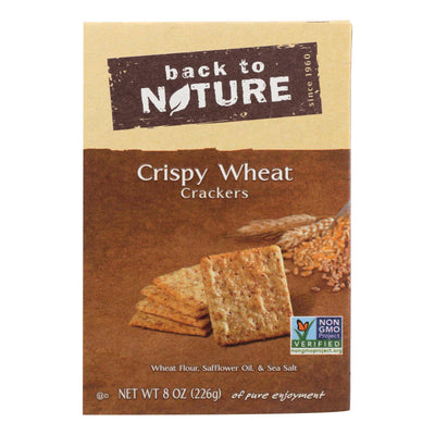 Buy Back To Nature Crispy Crackers - Wheat - Case Of 6 - 8 Oz.  at OnlyNaturals.us