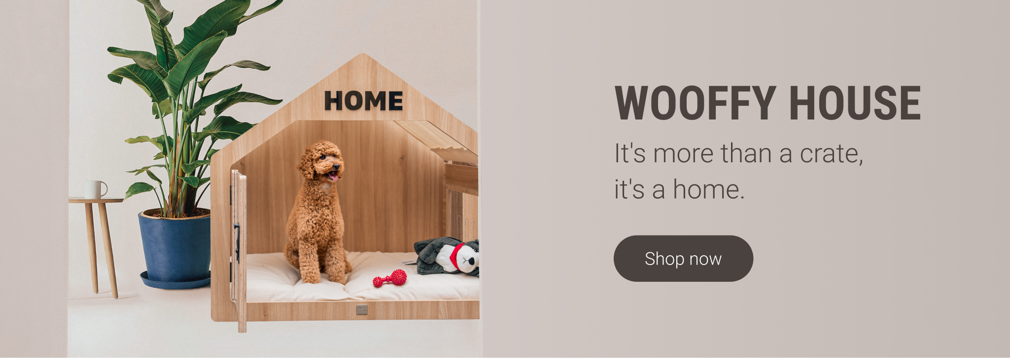 Wooffy Modern Dog House