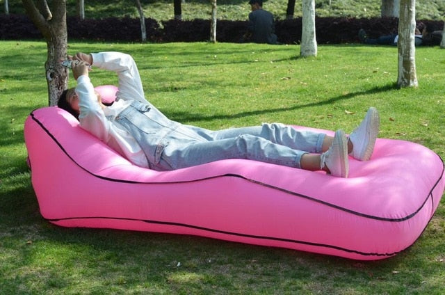 nevenoe inflatable air cloud lounger sofa bed