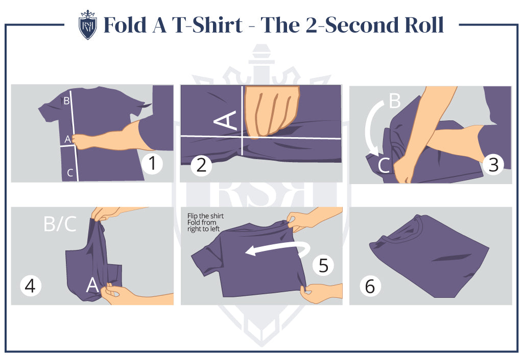 How To Fold A T-shirt Fast?