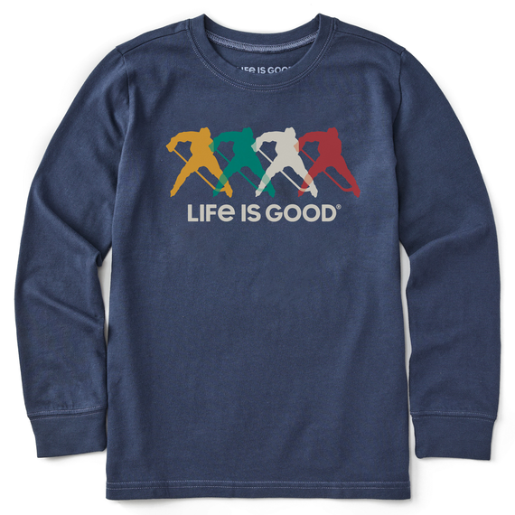 Ice Rink Ready: Life Is Good Hockey Shirt