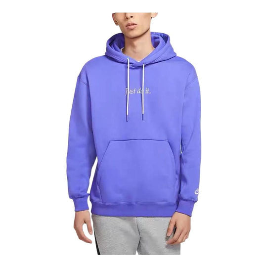 Purple Just Do It Hoodie: Vibrant Encouragement