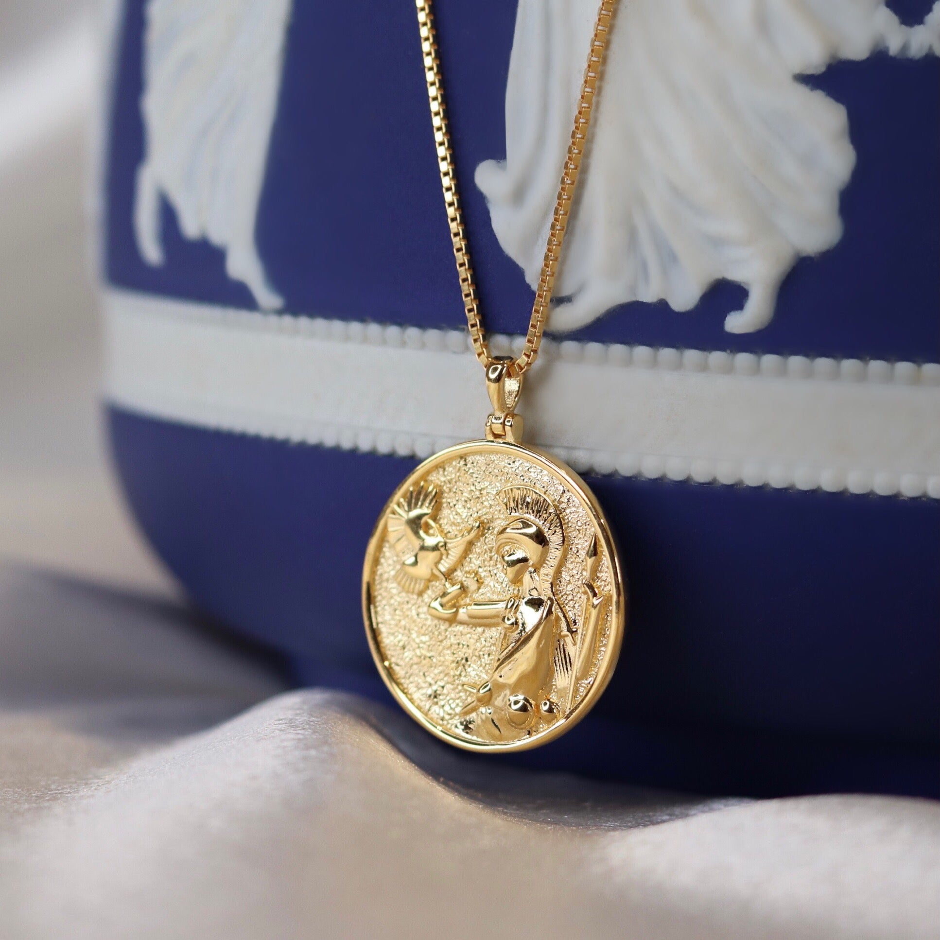 athena goddess necklace