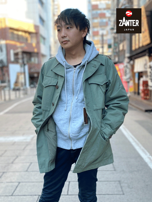 新品/ZANTER JAPAN ”Pullover Anorak”KHAKI | transorientesas.com