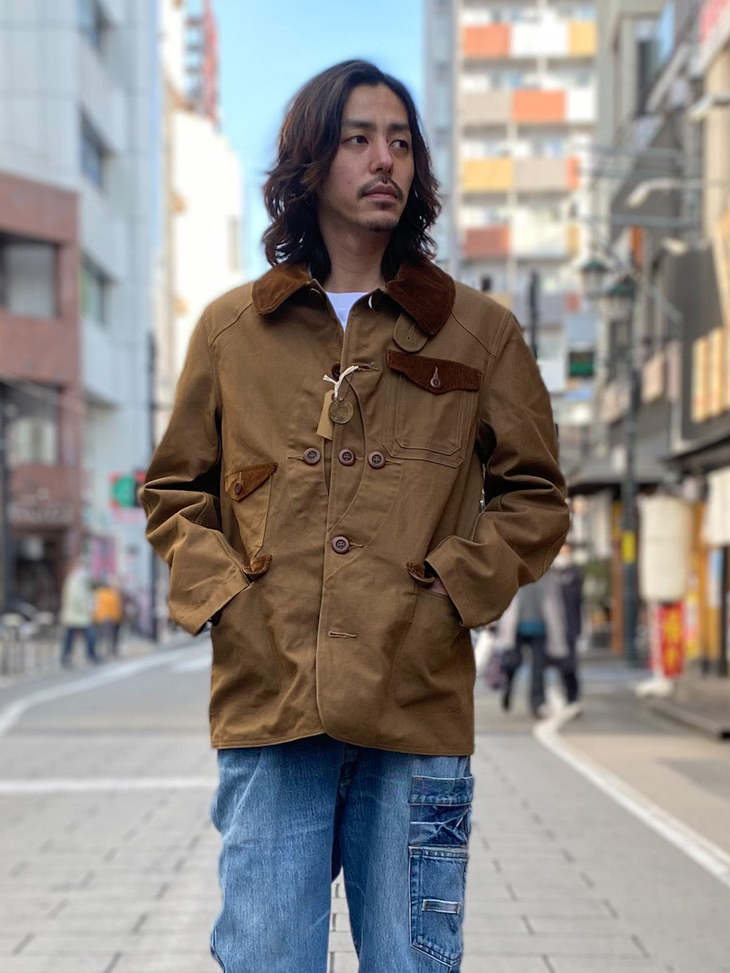 Sugar Cane（シュガーケーン）FICTION ROMANCE 13oz. CANVAS HUNTING JACKET｜UTSURA