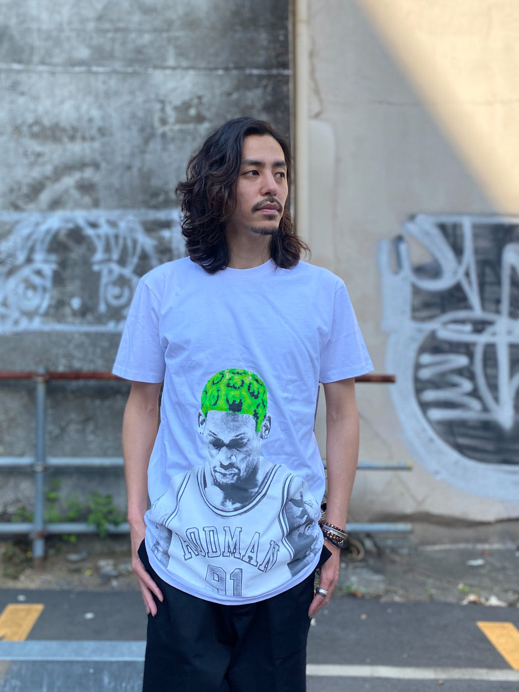 ASAP Rocky着用 90s DENNIS RODMAN Tシャツ M - Tシャツ/カットソー