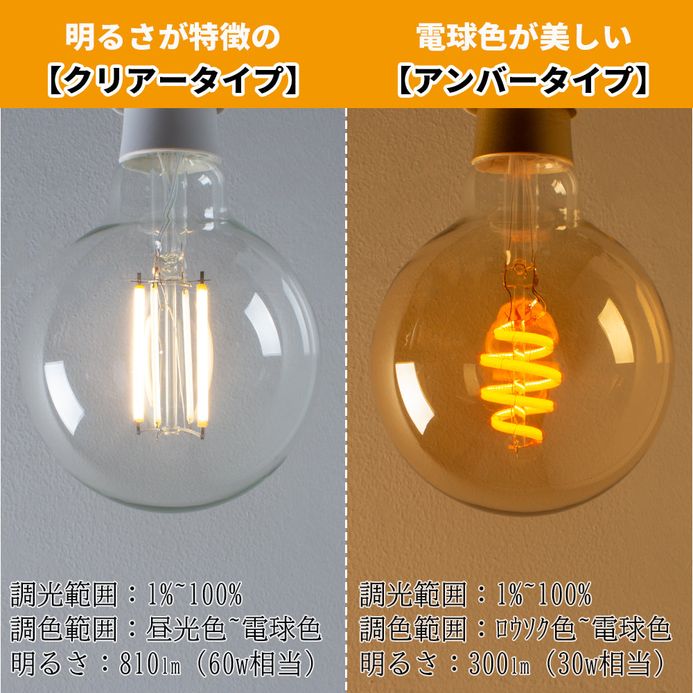 16個】LEDエジソン電球✨E26昼光色調光可能✨クリア電球フィラメント