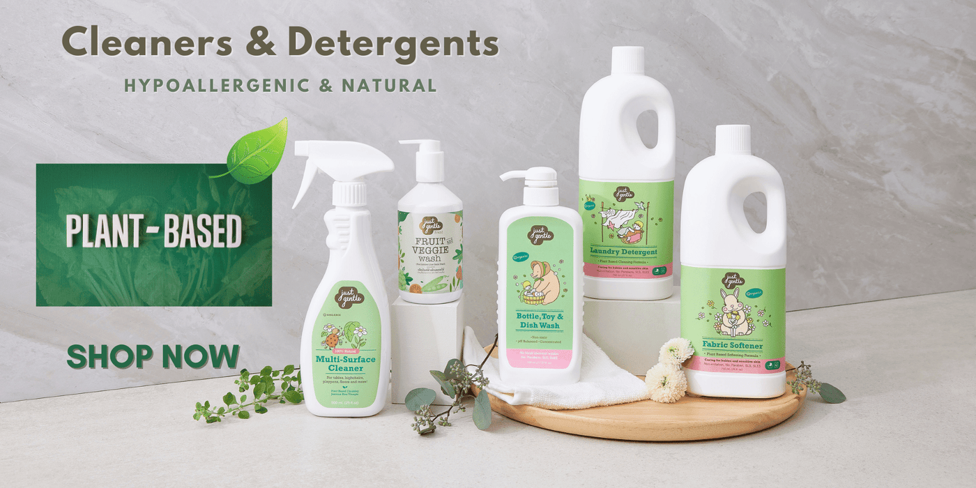 Just Gentle Cleaners and Detergents. All Natural and Plant Based