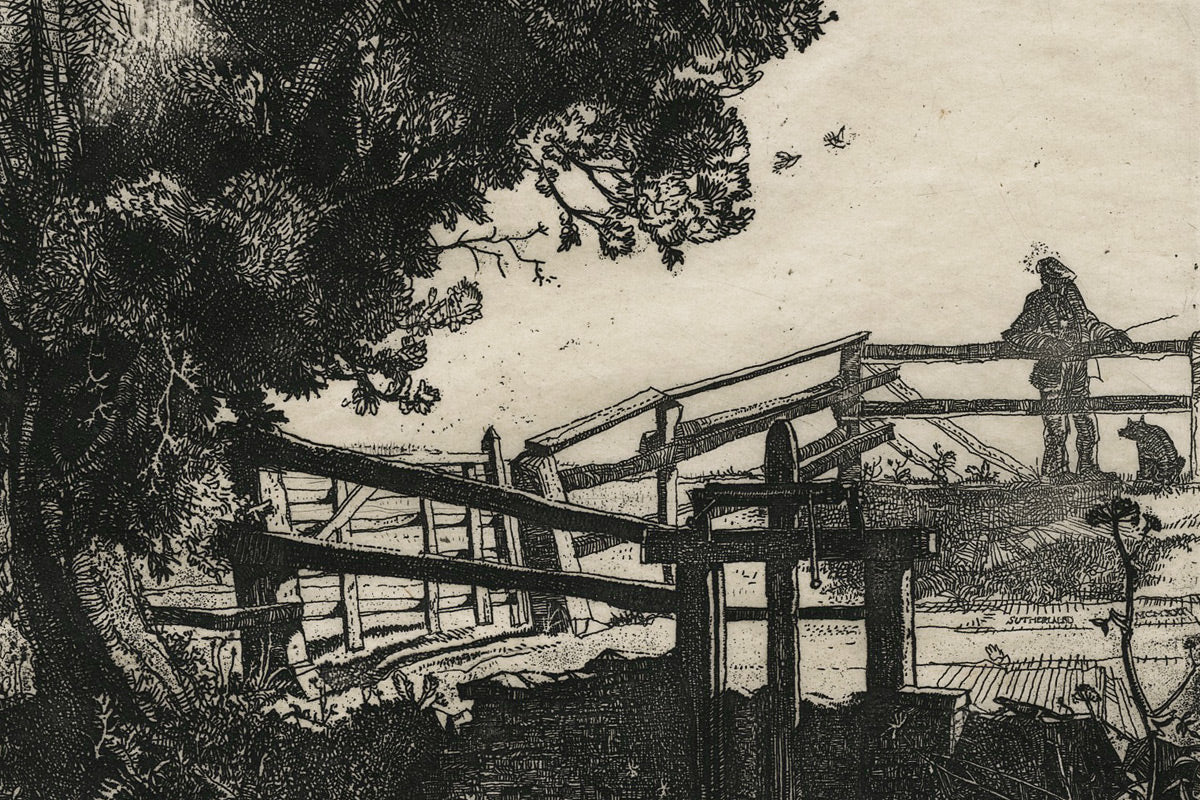 Graham-Sutherland-Sluice-Gate-Etching