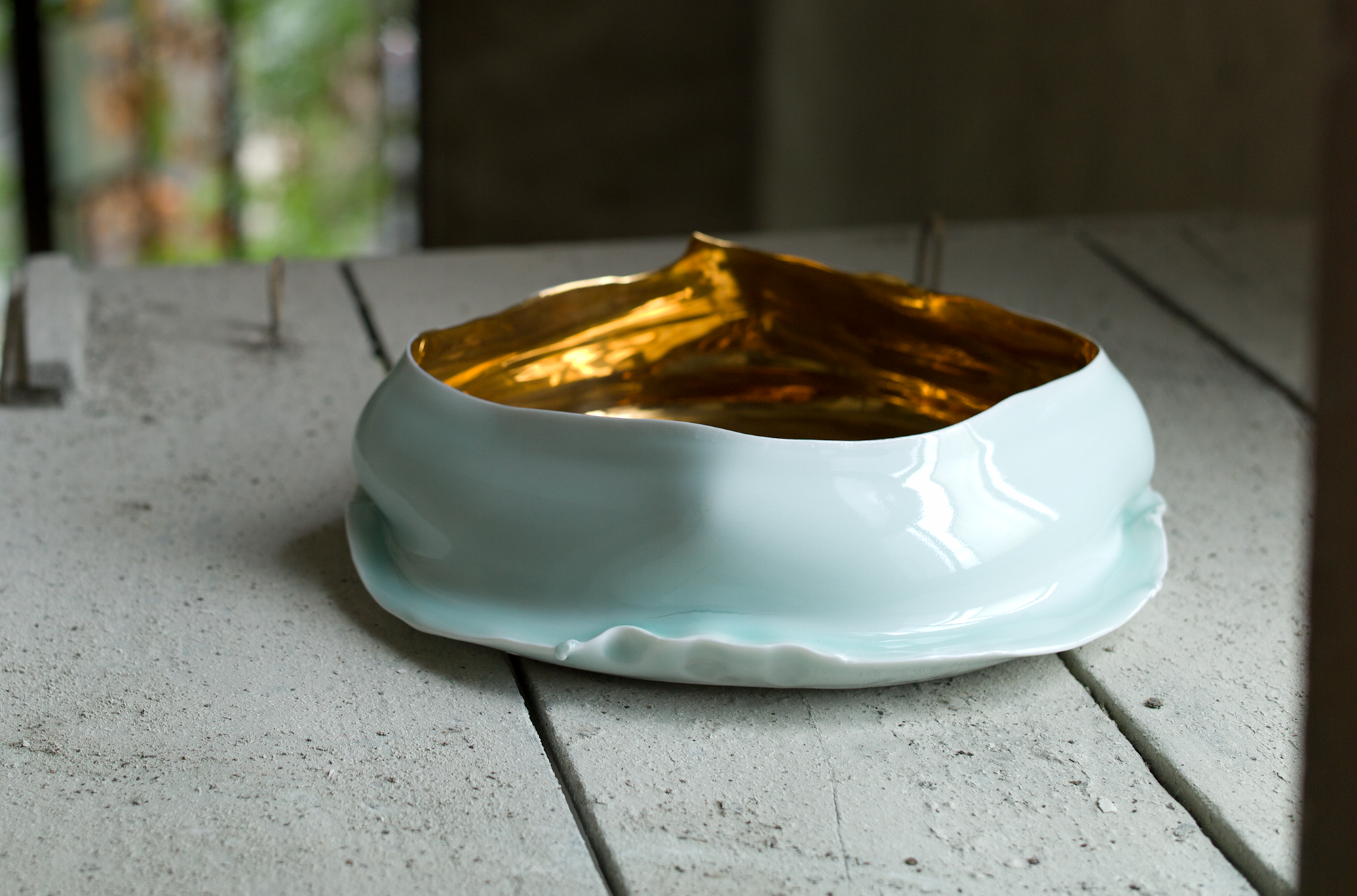 Takeshi Yasuda gold bowl