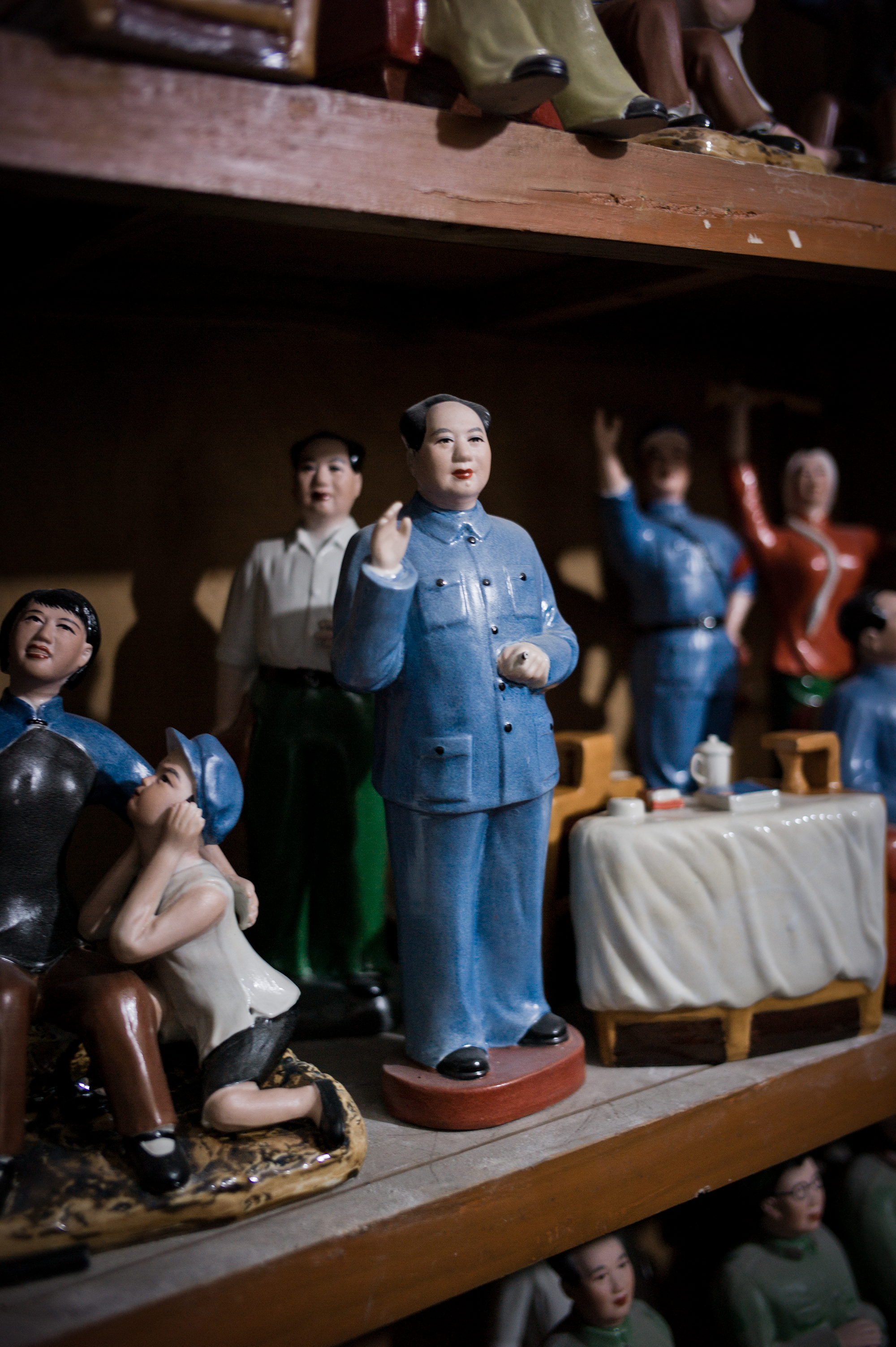 Hand painted Maoist figures