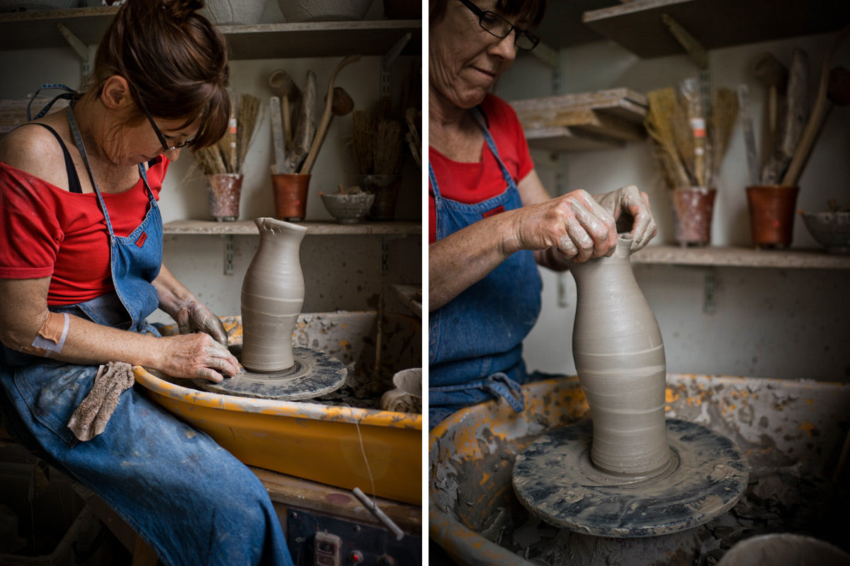 Lisa-Hammond-Studio-Tour-Throwing-Leaning-Jugs