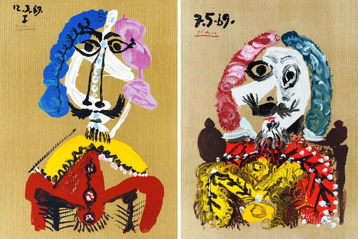 Picasso-Portraits-Imaginaires-12.3.69-and-7.5.69