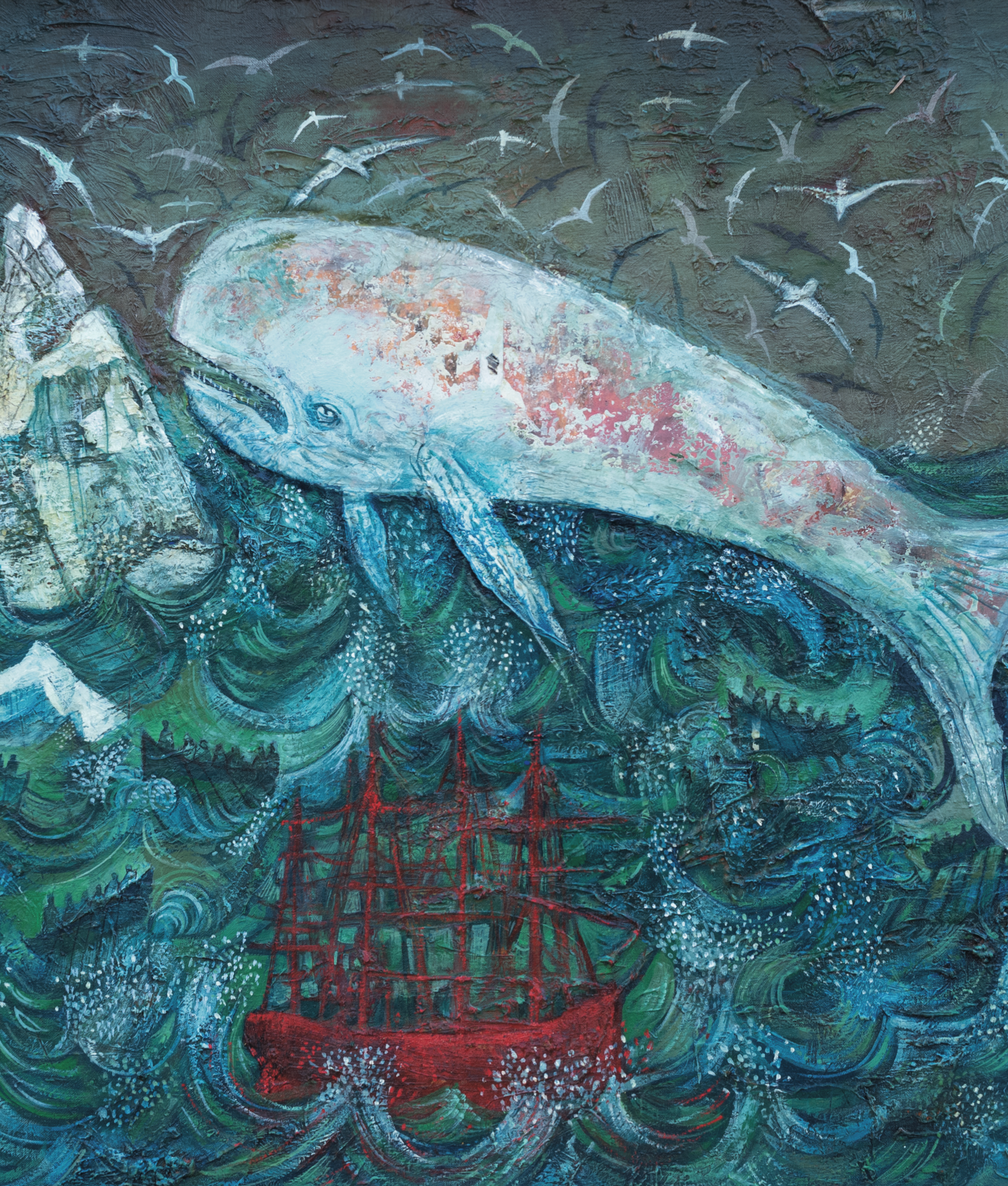 The Whale V, oil on canvas, 2001