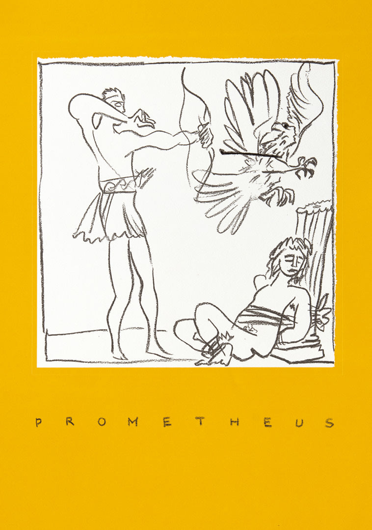 Prometheus I, 1970, screenprint by Ceri Richards