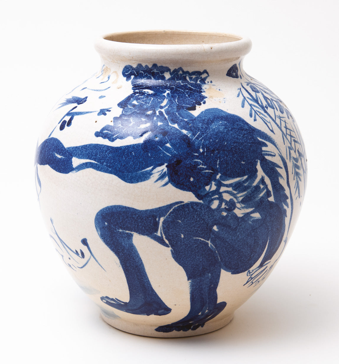 Ceri Richards, Greek Vase (detail), hand-painted ceramic